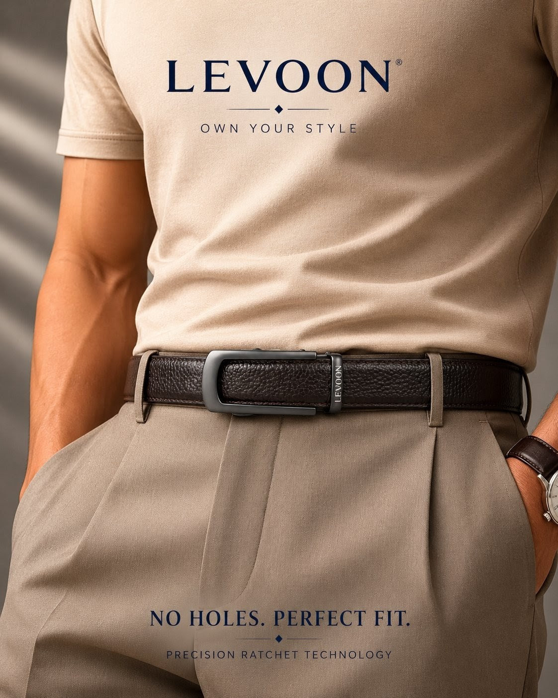 Premium Leather Belts for Men – Upgrade Your Style with Levoon Luxury
