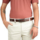 Levoon Coffee Brown Leather Belt for Men with Classic buckle