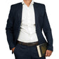 Levoon Dark Brown Leather Belt for Men with Classic buckle