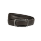Levoon Luxury Men's Textured Dark Brown Top Grain Leather Belt
