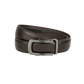 Levoon Luxury Men's Textured Dark Brown Top Grain Leather Belt